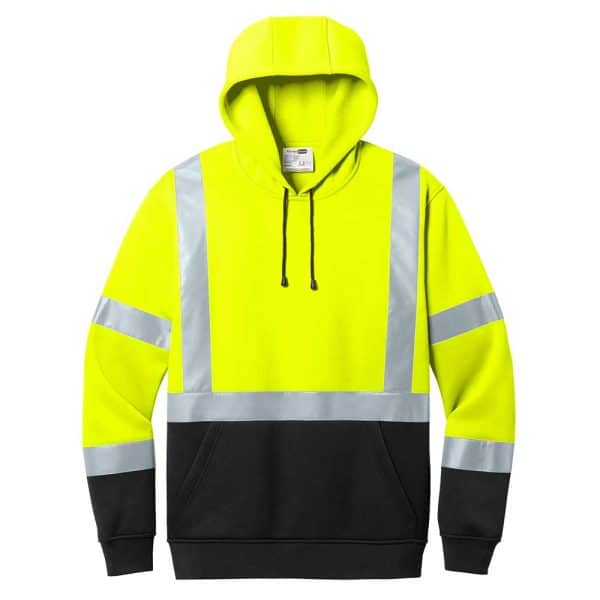 Cornerstone Safety Green Class 3 Hooded Sweatshirt