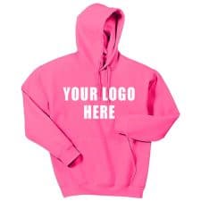 Safety Pink Hooded Sweatshirt