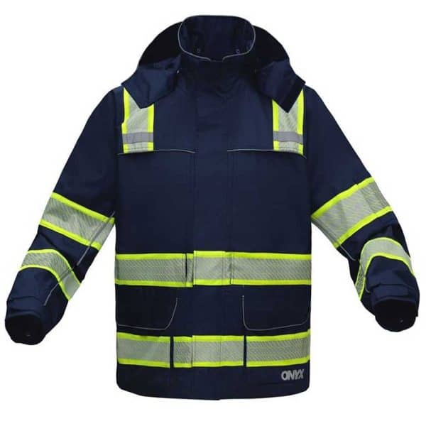 GSS ONYX Non-ANSI Rip Stop Safety Rain Coat