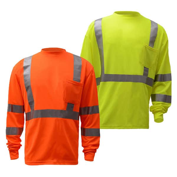GSS Long Sleeve Class 3 Safety Shirt - National Safety Gear