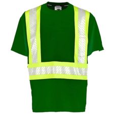 Kishigo Non-ANSI Green Enhanced Visibility Pocket T-Shirt – XL Only