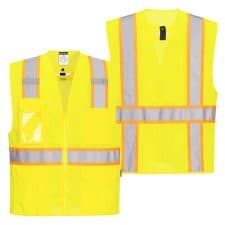 Portwest US394 Hi-Vis Contrast Fall Protection Vest