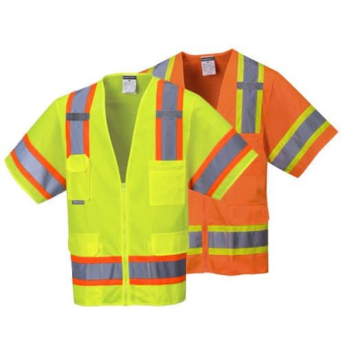 Portwest Aurora Class 3 Hi-Vis Safety Vest | National Safety Gear