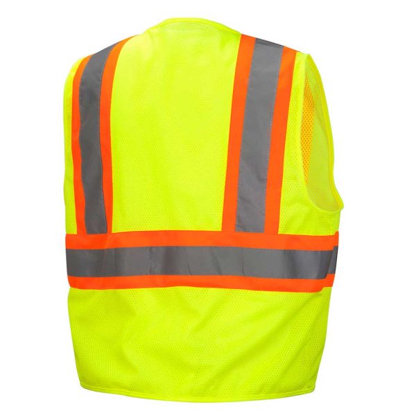 Pyramex Safety Vests back