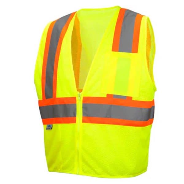 Pyramex 2210 Two Tone Safety Green Vest