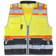 Radians Class 2 Heavy Woven Two Tone Engineer Safety Vest