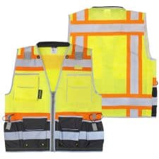 Radians Class 2 Heavy Woven Two Tone Engineer Safety Vest