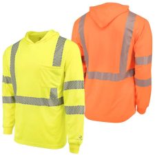 Radians Class 3 Long Sleeve Mesh Hooded Shirt