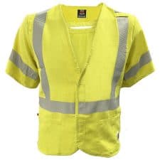 Reflective Apparel 510FRGS ANSI Class 3 Flame Resistant Reflective Short Sleeve Vest