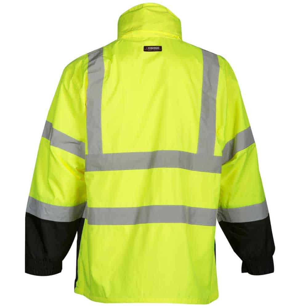 Kishigo Storm Cover Hi Vis Class 3 Rainwear Jacket - National Safety Gear