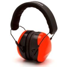 Pyramex Venturegear Soft Foam Earmuffs - Safety Orange